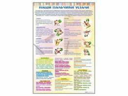 Стенд "Наши пальчики устали" (зарядка) - fgospostavki.ru - Воронеж