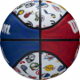 Мяч баскетбольный Wilson NBA All Team (размер 7, резина, тренировочный) - fgospostavki.ru - Воронеж