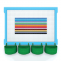  Элемент конструктора одиночный одноцветный Color Blocks 100 штук - fgospostavki.ru - Воронеж